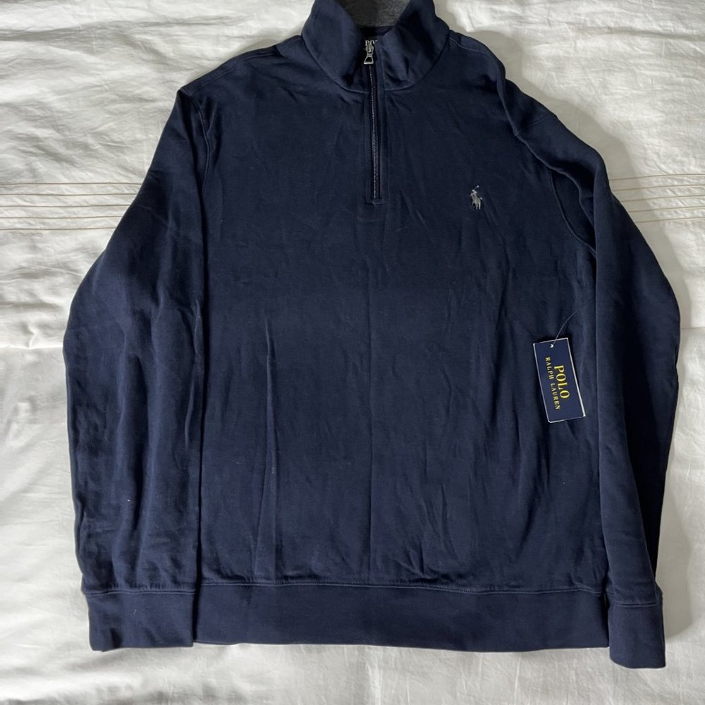NEW Polo Ralph Lauren Men's Cotton Jacket|Navy Blue|Large size